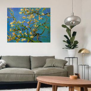 Blossoming Almond Träd av Vincent van Gogh Poster