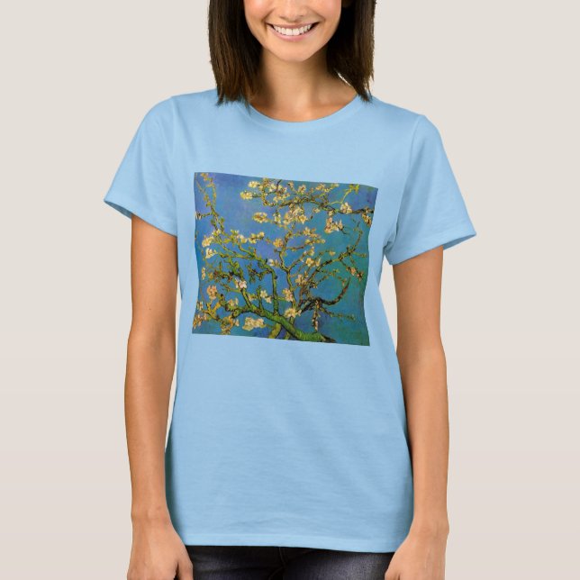 Blossoming Almond Träd av Vincent van Gogh Tee (Framsida)