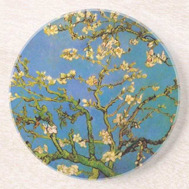 Blossoming Almond Träd av Vincent van Gogh Underlägg (Framsidan)