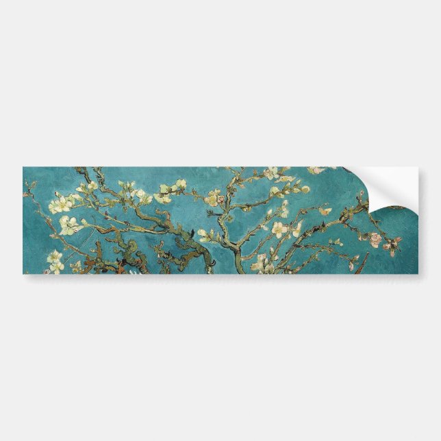Blossoming Almond Träd - Van Gogh Bildekal (Framsidan)