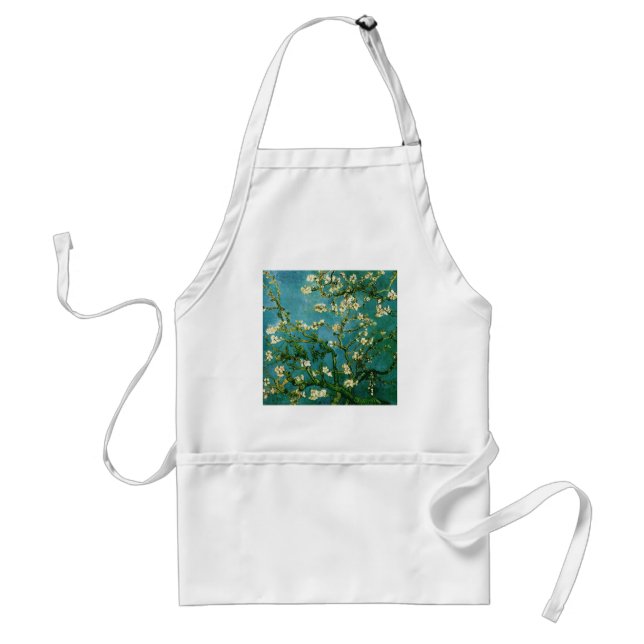 Blossoming Almond Träd Van Gogh Fine Art Förkläde (Framsidan)