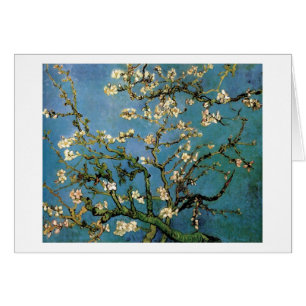 Blossoming Almond Träd Van Gogh Fine Art Hälsningskort