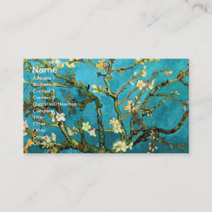 Blossoming Almond Träd Van Gogh Fine Art Visitkort