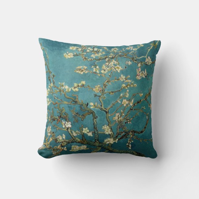 Blossoming Almond Träd - Van Gogh Kudde (Framsida)