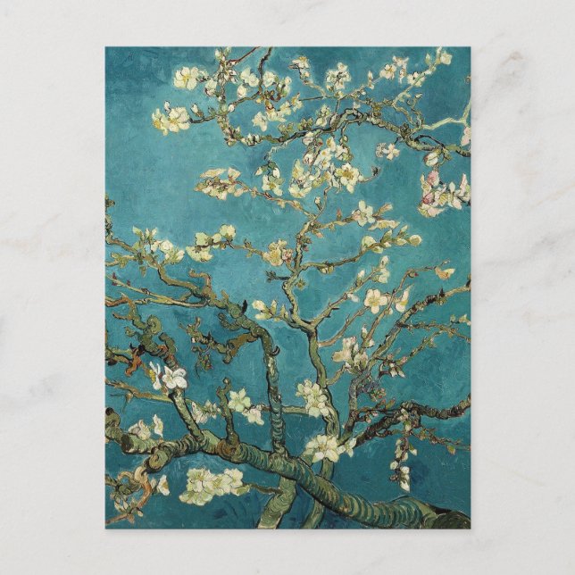 Blossoming Almond Träd - Van Gogh Vykort (Framsida)