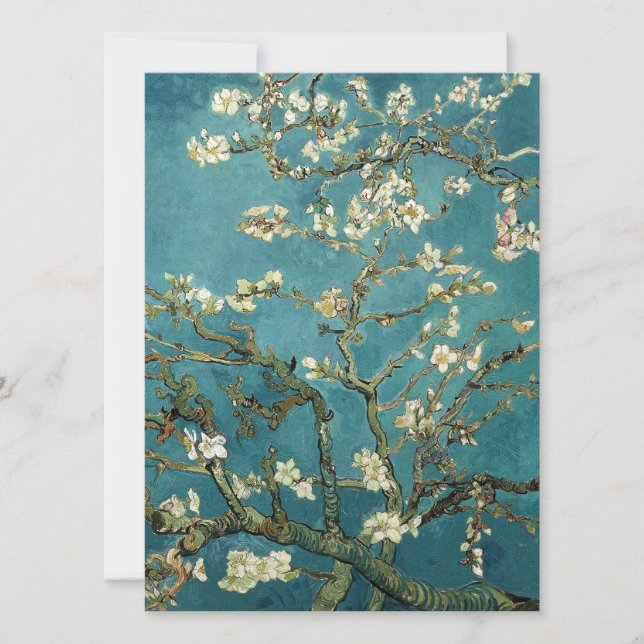 Blossoming Almond Träd, Vincent van Gogh. (Framsida)