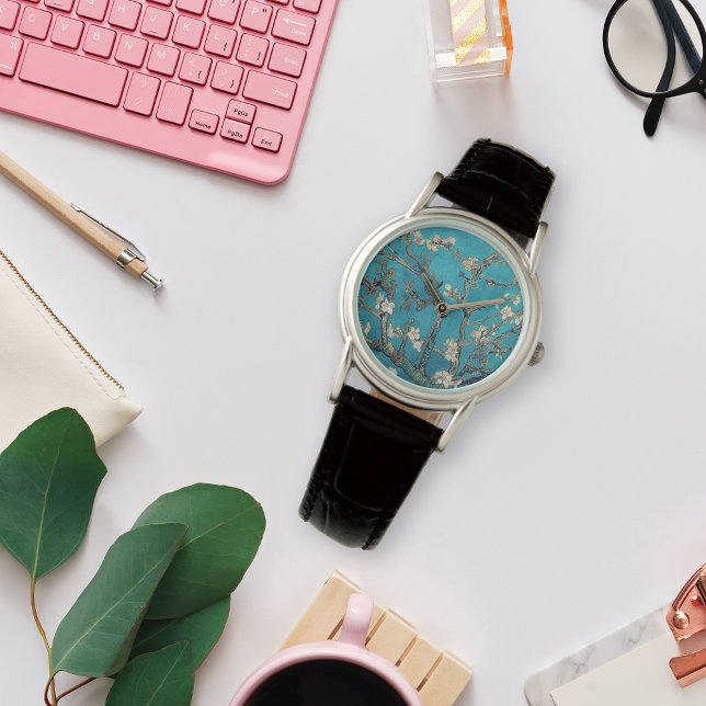 Blossoming Almond Träd Vincent van Gogh Armbandsur (Skapare uppladdad)