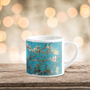 Blossoming Almond Träd Vincent van Gogh Espressomugg
