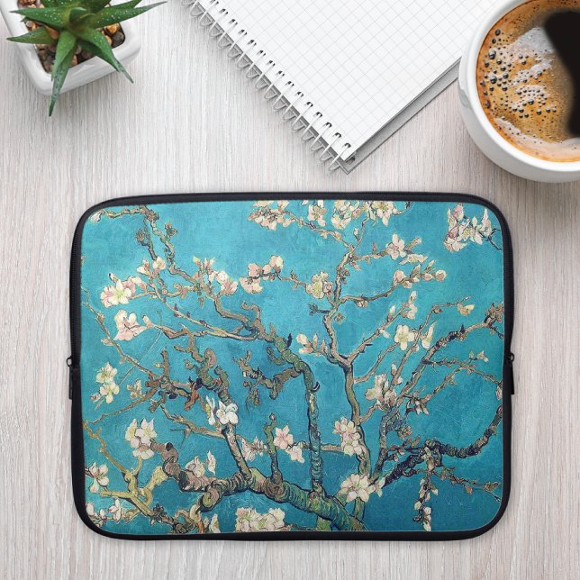 Blossoming Almond Träd Vincent van Gogh Laptop Sleeve (Skapare uppladdad)