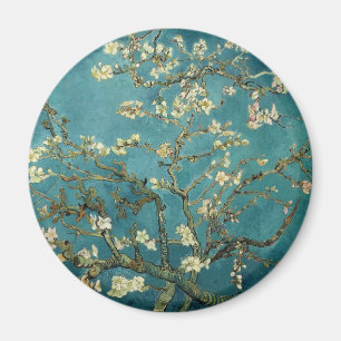 Blossoming Almond Träd, Vincent van Gogh. Magnet
