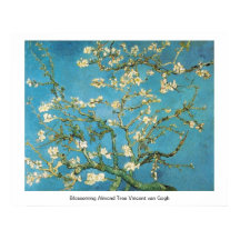 Blossoming Almond Träd Vincent van Gogh