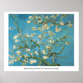 Blossoming Almond Träd Vincent van Gogh Poster