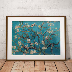 Blossoming Almond Träd Vincent van Gogh Poster