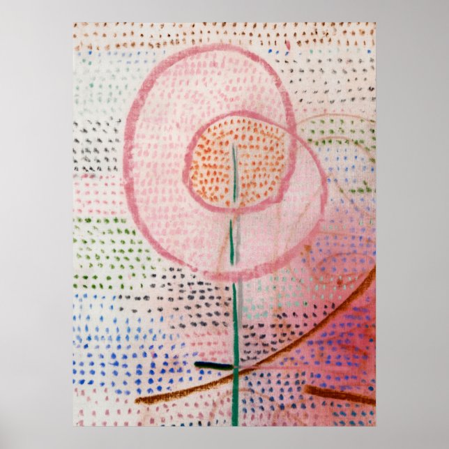 Blossoming av Paul Klee Digitalt Restitally Poster (Framsidan)