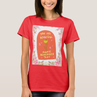 Blossoming-bekräftelse T-Shirt