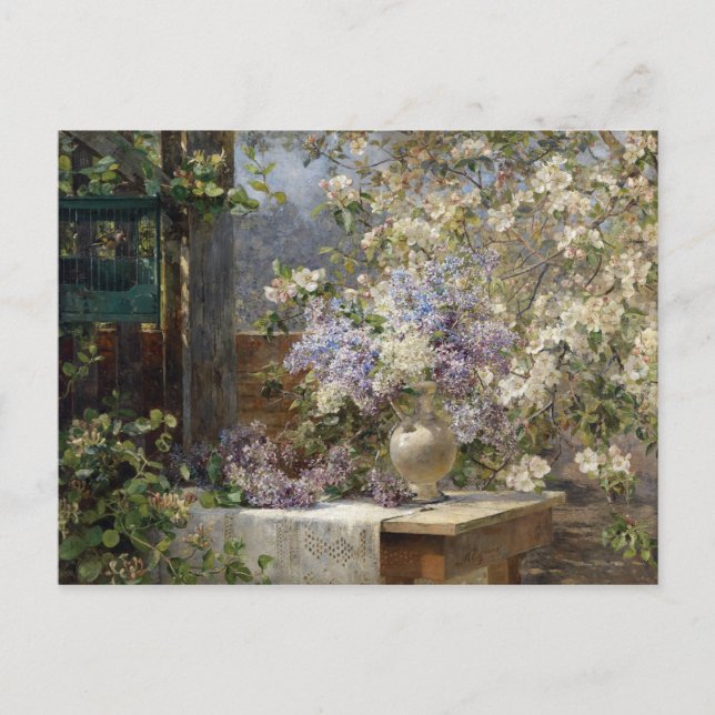 Blossoming Bower by Egner Vykort (Framsida)