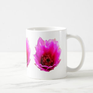 Blossoming Cactus (Prickly Pear) Wildblomma Kaffemugg