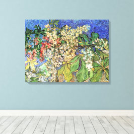 Blossoming Chestnut Grenar av Vincent van Gogh Canvastryck