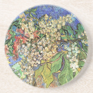 Blossoming Chestnut Grenar av Vincent van Gogh Underlägg