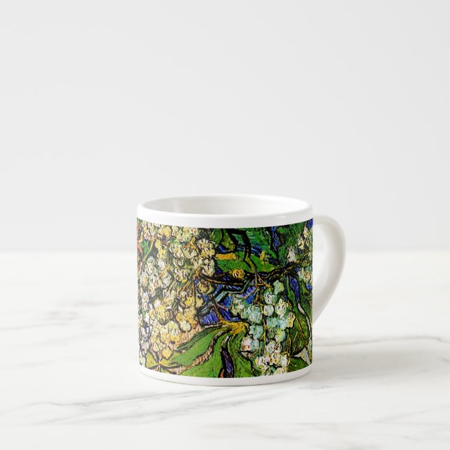 Blossoming Chestnut Grenar Van Gogh Fine Art Espressomugg (Framsida höger)