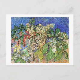 Blossoming Chestnut Grenar, Van Gogh Vykort