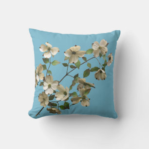 Blossoming Dogwood Träd Kudde