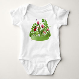 Blossoming Flower Baby Bodykostym T Shirt