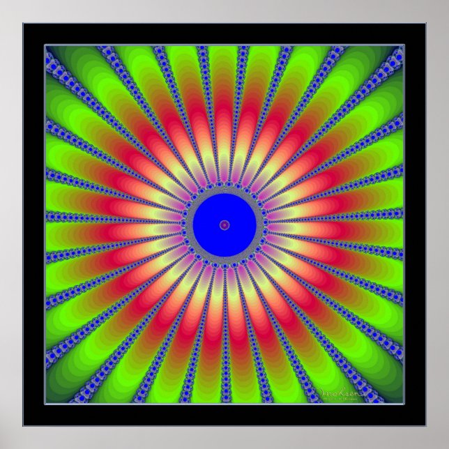 Blossoming Fractal Poster (Framsidan)