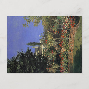 Blossoming Garden in Sainte Adresse - Claude Monet Vykort