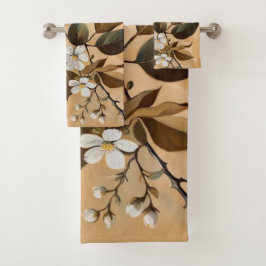 Blossoming Gren 10 Bath Towels