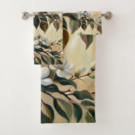 Blossoming Gren 12 Bath Towels