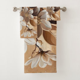 Blossoming Gren 16 Bath Towels