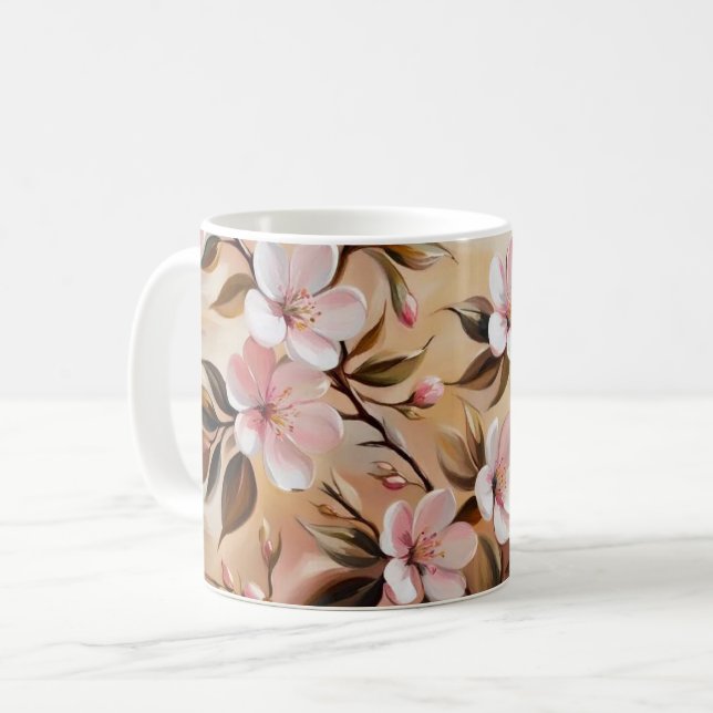 Blossoming Gren Bath Towels Kaffemugg (Framsida vänster)
