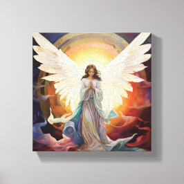 Blossoming Hope-flicka Canvastryck