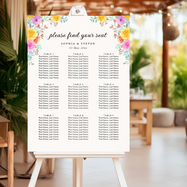 Blossoming Love – A Spring Floral Wedding Poster (Skapare uppladdad)