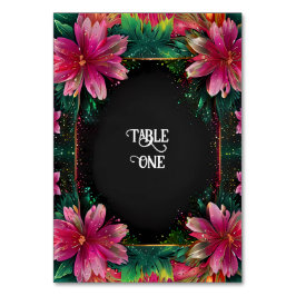 Blossoming Romantik: Ett tema för Blommigt Bröllop Bordsnummer