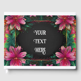 Blossoming Romantik: Ett tema för Blommigt Bröllop Gästböcker