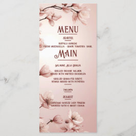 Blossoming Romantik: Ett tema för Blommigt Bröllop Meny