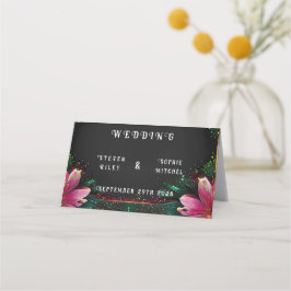 Blossoming Romantik: Ett tema för Blommigt Bröllop Placeringskort