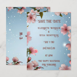 Blossoming Romantik: Ett tema för Blommigt Bröllop Vykort