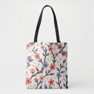 Blossoming Serenity: Cherry Blossom Elegance Tygkasse