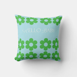 Blossoming Välkommen: Hej Baby Cushion Kudde
