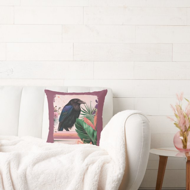 BlossomRaven in Tropical Garden Kudde (Soffa)