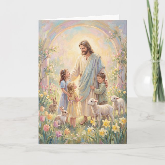 Blossoms of His Love Easter Card Kort (Framsida)