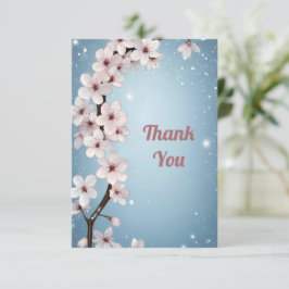 "Blossoms of Love" Bröllopsinbjudan Kollektion Tack Kort