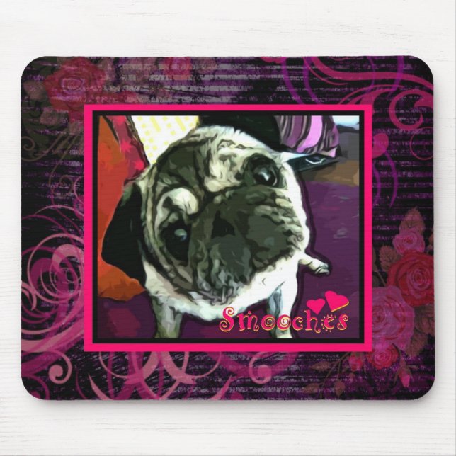 Blossum mops Mousepad Musmatta (Framsidan)