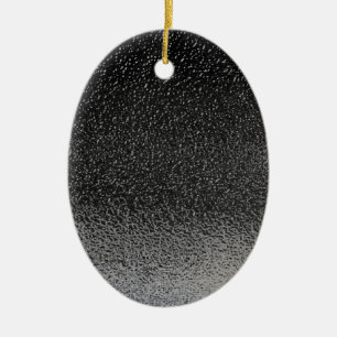 Blöt Black Asphalt-bakgrund Julgransprydnad Keramik