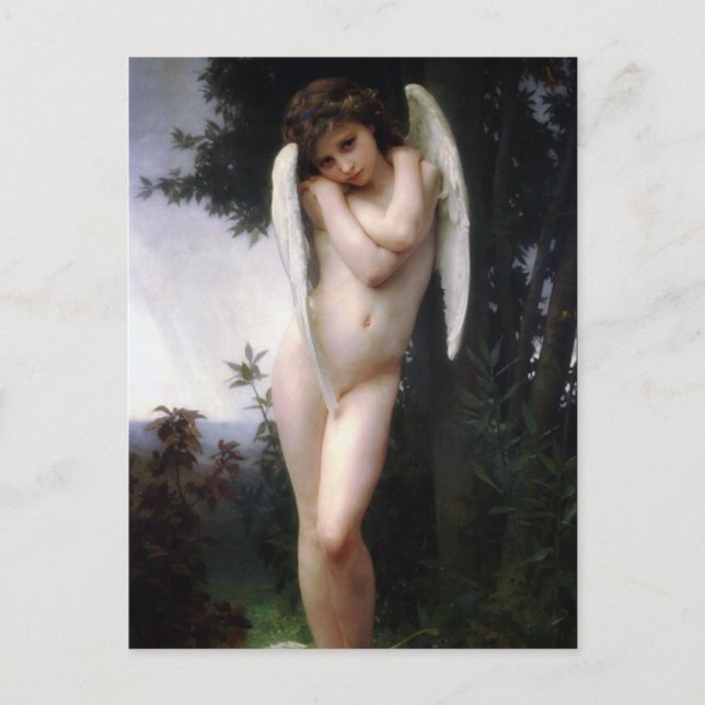 Blöt Cupid (L'Kärlek Mouillé) Vykort (Framsida)
