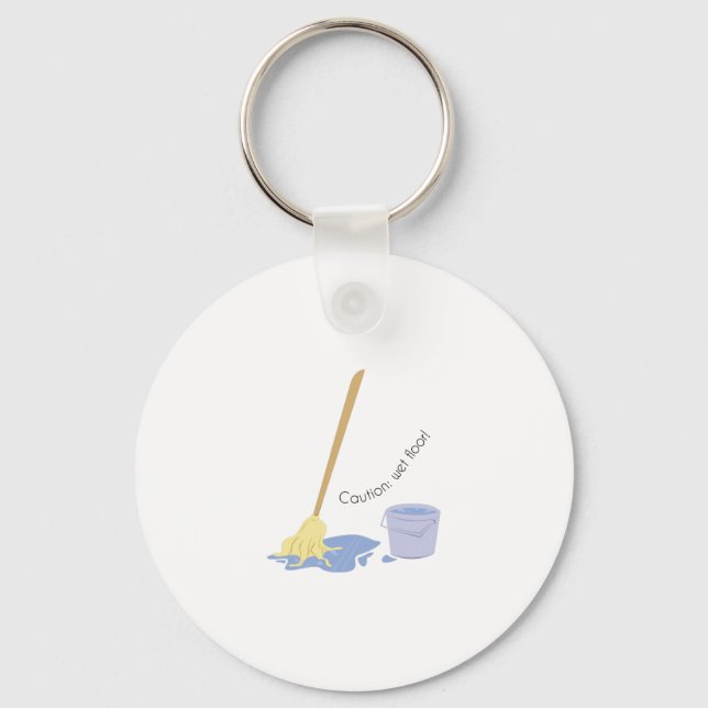 Blöt Golv Nyckelring (Framsida)