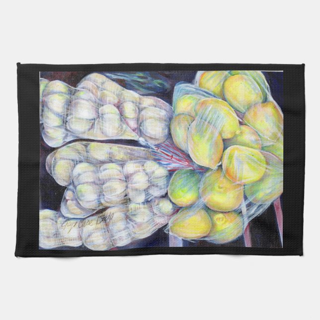 Blöt Markets underverk, Singapore Kökshandduk (Horisontell)